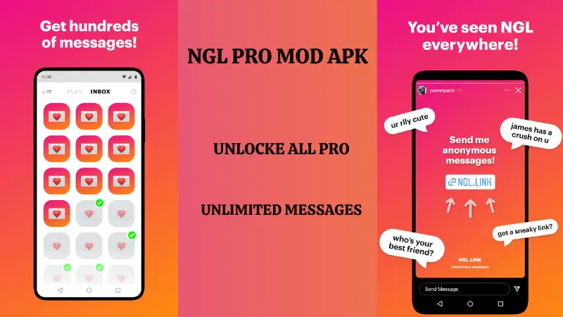 NGL Mod Apk (v2.3.48) Premium Unlocked, Download For Android 2024