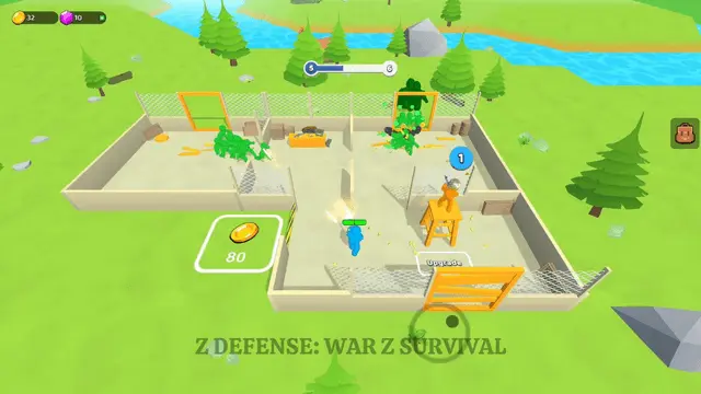 Gameplay of Zombie Defense War Z Survival