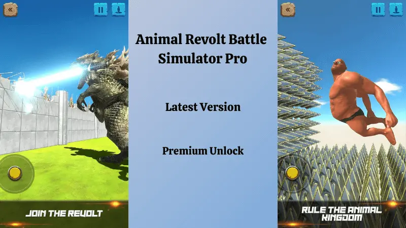 Gameplay of Animal Revolt Battle Simulator Mod Apk