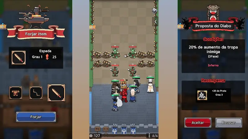 Gameplay of King God Premium Castle Mod Apk