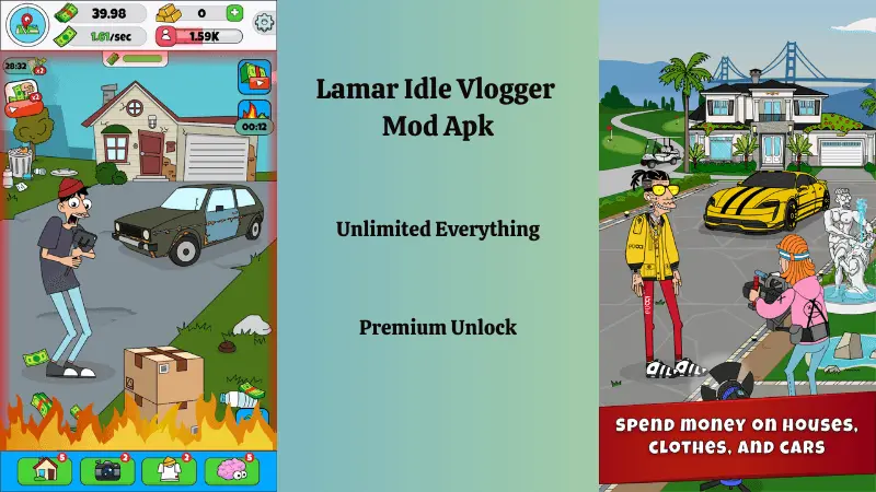 How to play Lamar Idle Vlogger Pro MOD APK 