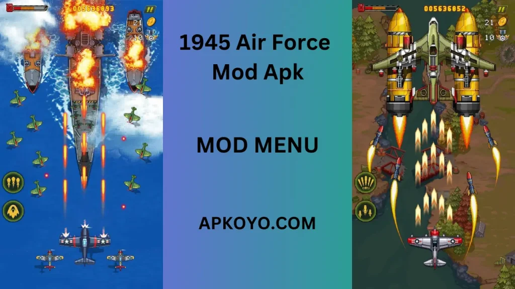 1945 Air Force Mod Apk Features 