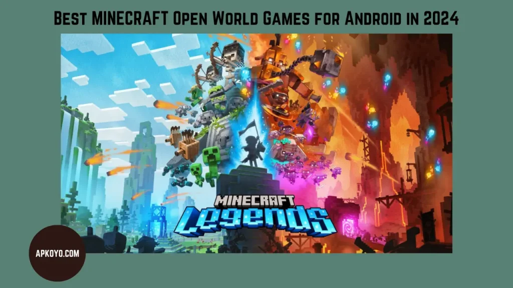 Minecraft mod apk best open world game
